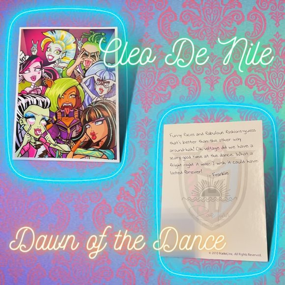 2010 Monster High | 1st Wave Dawn of the Dance (Frankie, Cleo , Clawdeen) | Orig - Picture 5 of 16